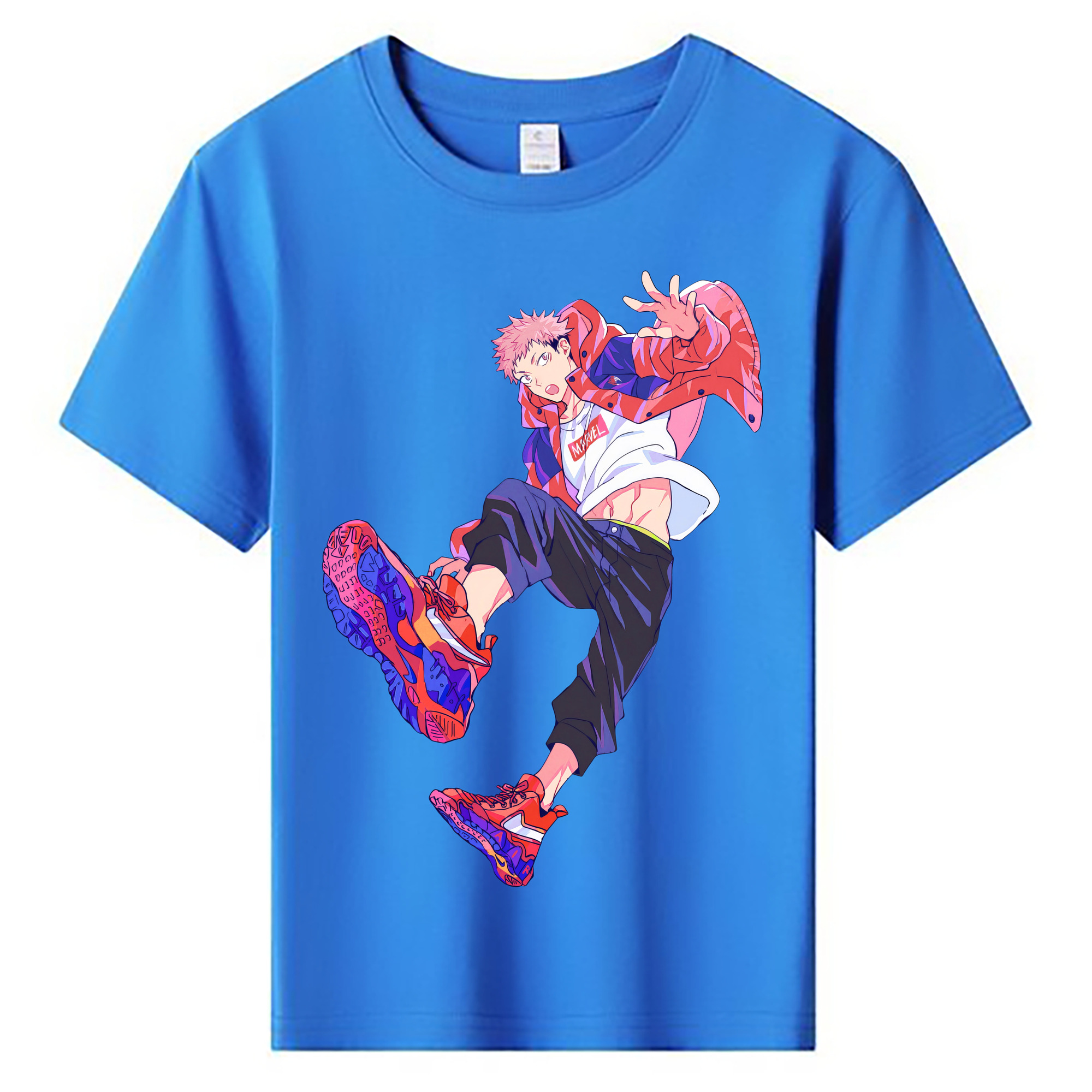 （画像用） 呪術廻戦 Jujutsu Kaisen 綿100％キッズTシャツ（フロントプリント）